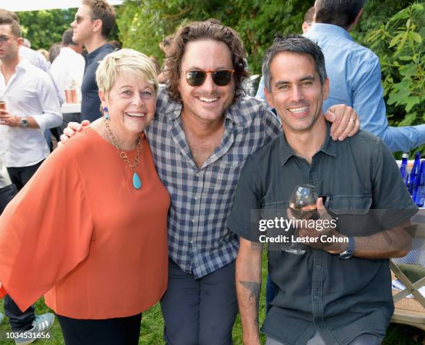 Partners' Toni Howard, actor Oliver Hudson and Dar Rollins attend the ICM Partners Pre-Emmy Brunch 2018 on September 16, 2018 in Los Angeles,...