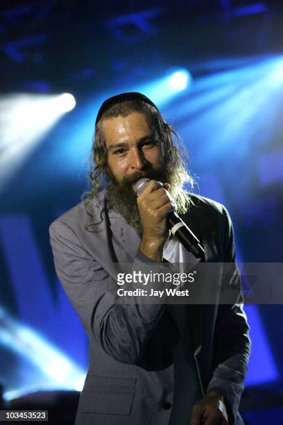 Matisyahu performs on stage during the recording of his next "Live At Stubb's" Album at Stubb's on August 18, 2010 in Austin, Texas.