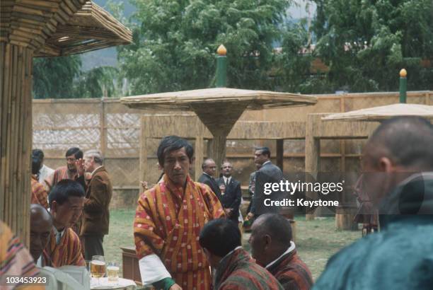 Scenes during the coronation of King Jigme Singye Wangchuck in Bhutan on June 02, 1974.