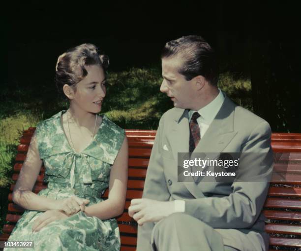 Princess Paola and Prince Albert of Belgium in 1961.