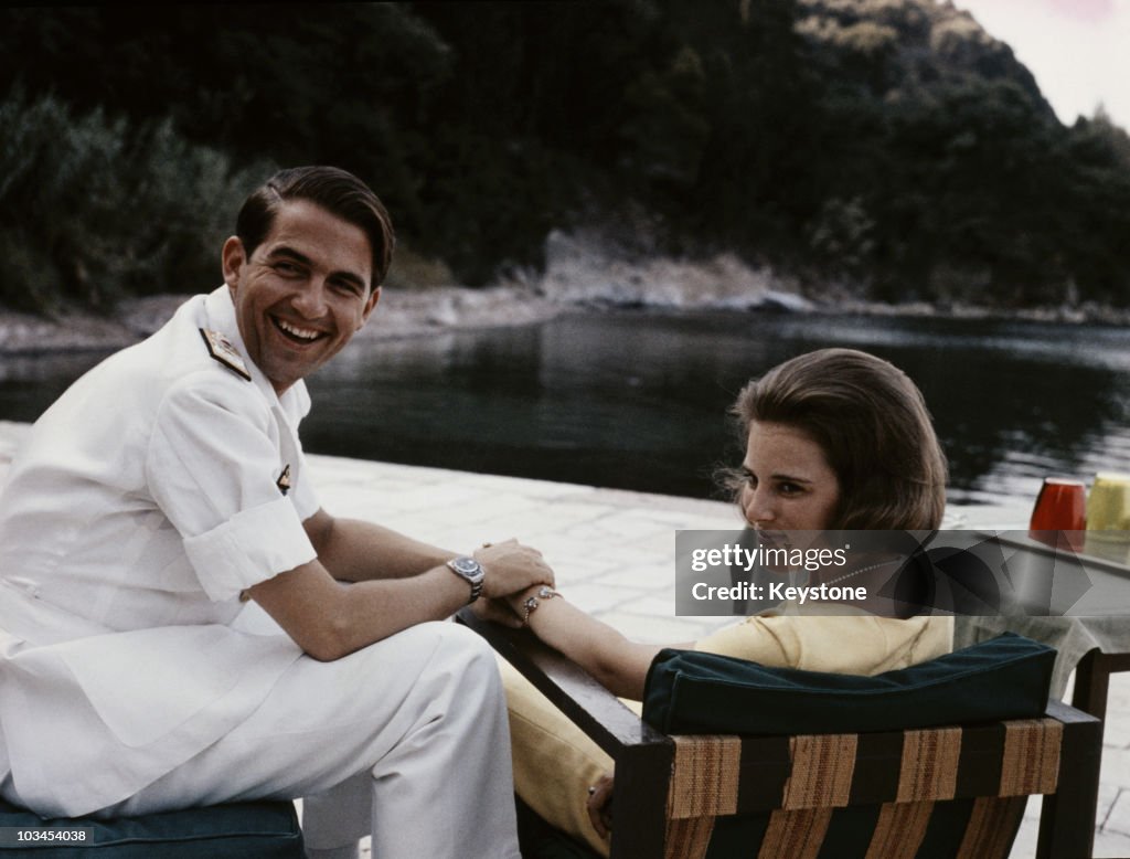 King Constantine And Fiancee