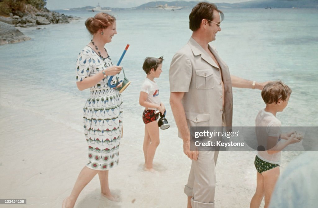 Danish Royal Family On The Virgin Islands