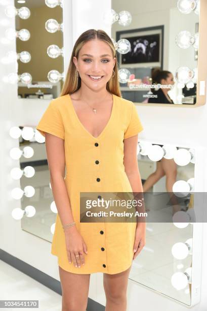 Maddie Ziegler attends Mackenzie Ziegler Launches New Beauty Line "Love, Kenzie" on September 16, 2018 in West Hollywood, California.