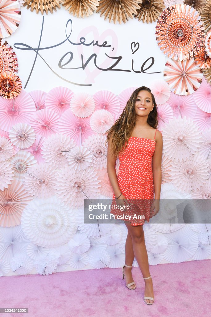 Mackenzie Ziegler Launches New Beauty Line "Love, Kenzie"