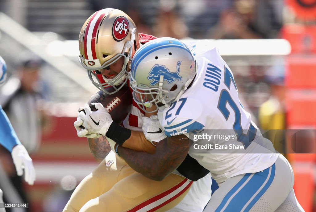 Detroit Lions v San Francisco 49ers