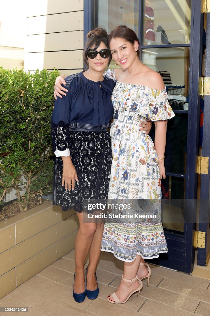 Hannah Simone and Esther Song attend Glamour x Tory Burch Women To... News  Photo - Getty Images