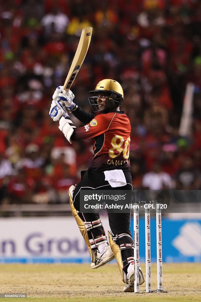 Ramdin In this handout image provided by CPL T20, Denesh Ramdin of Trinbago ...