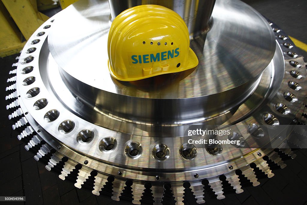 Inside Siemens Turbine Factory As German Economy Improves