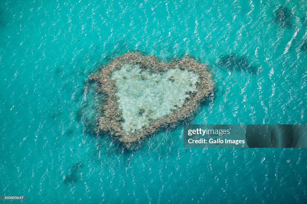 Heart Reef, Great Barrier Reef, Queensland, Australia
