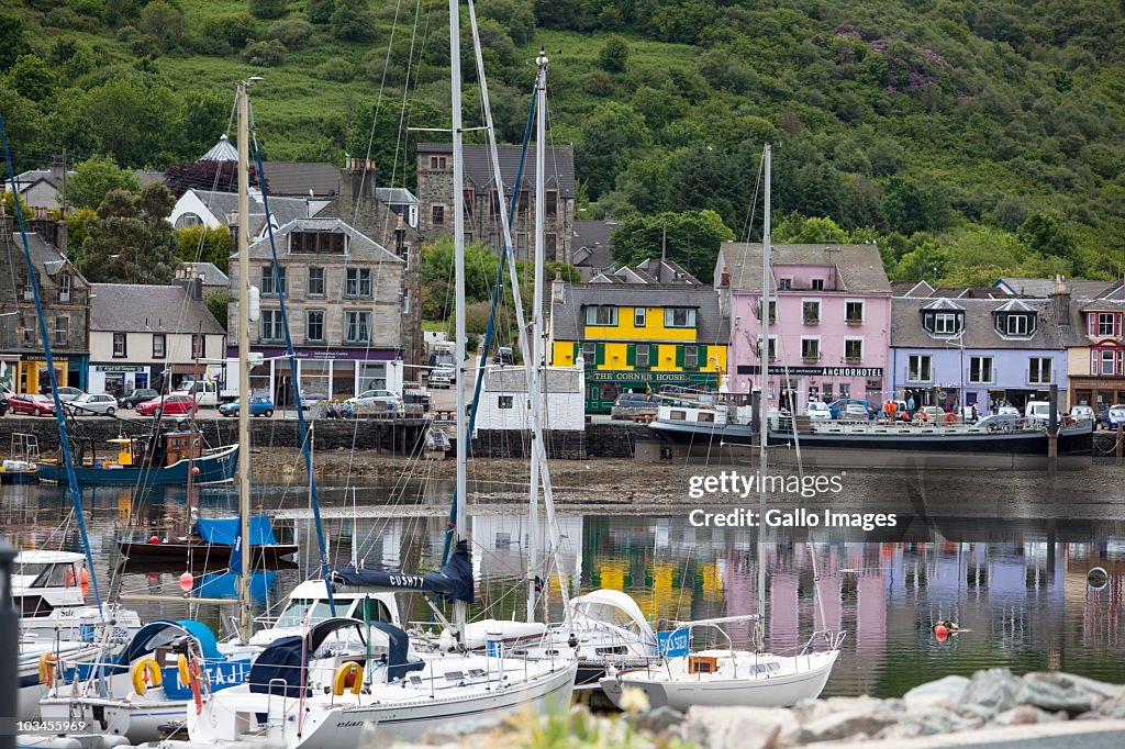 Tarbert Fish Tarbert Fishing Village On Loch Fyne Argyll Region Inveraray County ...