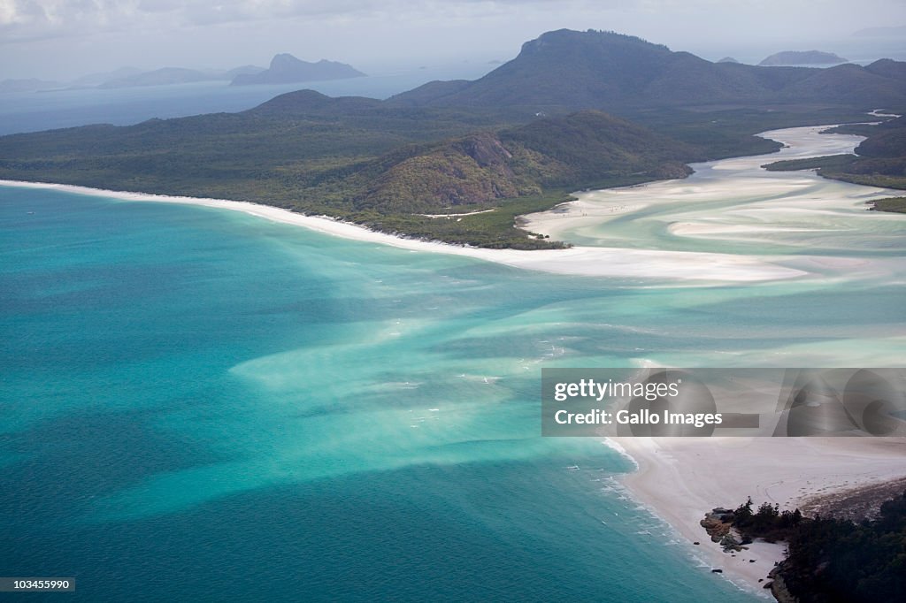 Whitehaven Beach, Hill Inlet, Tounge Point, Whitsunday Island, Whitsunday Islands, Queensland, Australia