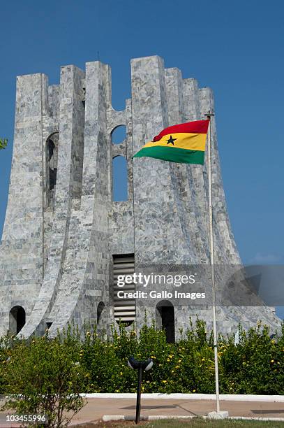 nkrumah mausoleum, accra, ghana - mausoleum stock-fotos und bilder