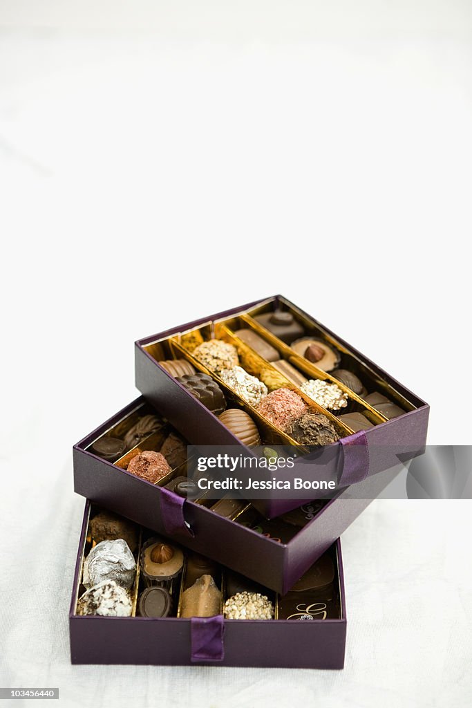 Boxes of chocolates