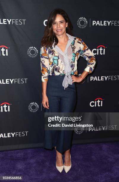 Ana Claudia Talancon from "El Recluso" attends The Paley Center for Media's 2018 PaleyFest Fall TV Previews - Telemundo at The Paley Center for Media...