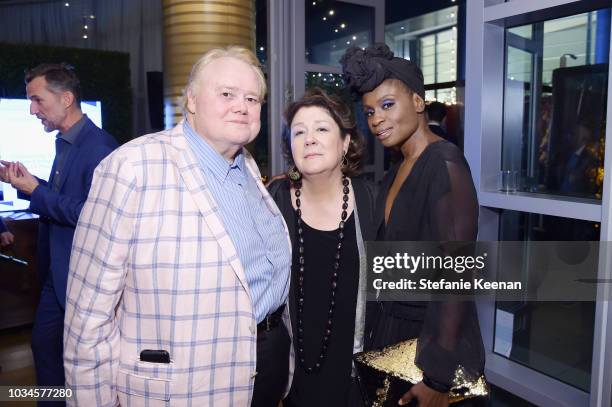 Louie Anderson, Margo Martindale and Adina Porter attend FX Networks celebration of their Emmy nominees in partnership with Vanity Fair at Craft on...