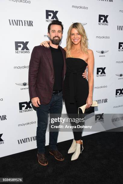 Rob McElhenney and Kaitlin Olson attend FX Networks celebration of their Emmy nominees at CRAFT LA on September 16, 2018 in Los Angeles, California.