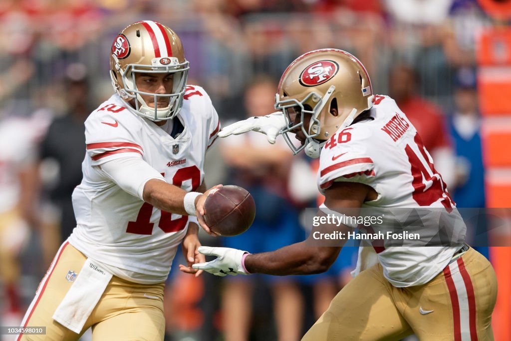 San Francisco 49ers v Minnesota Vikings