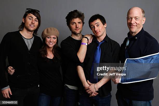 Writer/director Lee Toland Krieger, actress Brittany Snow, actors Adam Scott, Alex Frost, and J.K. Simmons pose for a portrait during the 2009...