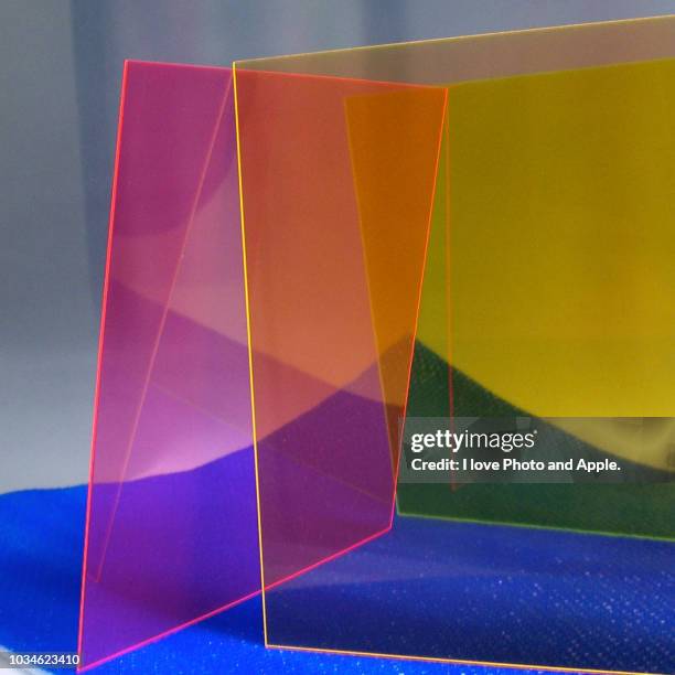 the combination of acrylic material - perspex stockfoto's en -beelden