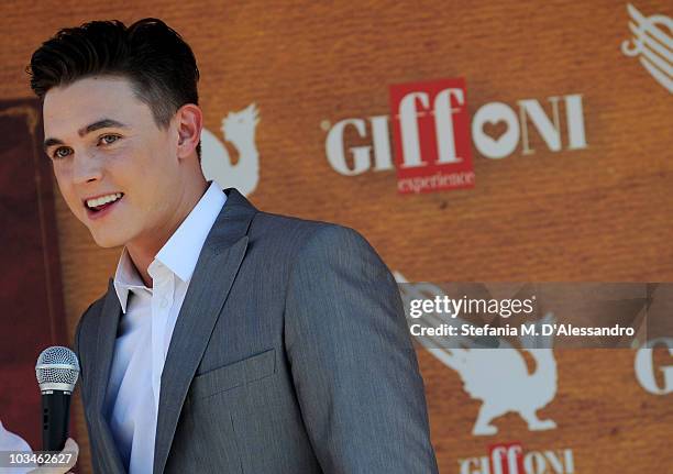 Actor Jesse McCartney is interviewed during the Giffoni Experience on July 25, 2010 in Giffoni Valle Piana, Italy.
