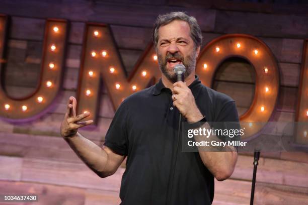 Judd Apatow performs during KAABOO Del Mar at Del Mar Fairgrounds on September 16, 2018 in Del Mar, California.