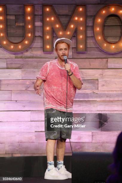 Pauly Shore performs in concert during KAABOO Del Mar at Del Mar Fairgrounds on September 16, 2018 in Del Mar, California.