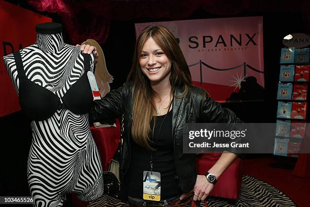 Actress Danneel Harris at the Access Hollywood "Stuff You Must..." Lounge Presented by On 3 Productions at Sofitel Hotel on January 12, 2008 in...