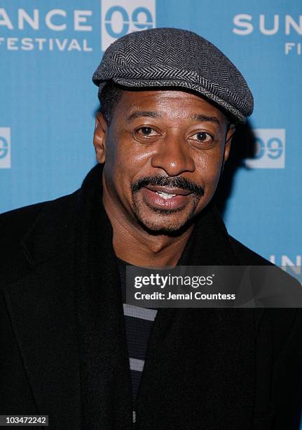 Actor Robert Townsend attends the premiere of "Black Dynamite" during the 2009 Sundance Film Festival at Library Center Theatre on January 18, 2009.