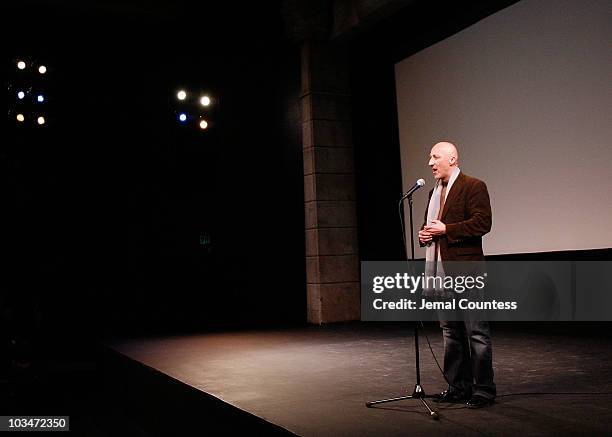 Director Oliver Hirschbiegel attends the premiere of "Five Minutes of Heaven" during the 2009 Sundance Film Festival at the Egyptian Theatre on...