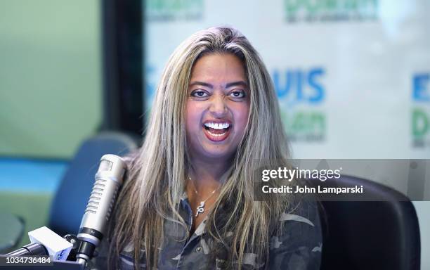 Cohost Medha Gandhi joins "The Elvis Duran Z100 Morning Show" at Z100 Studio on September 17, 2018 in New York City.