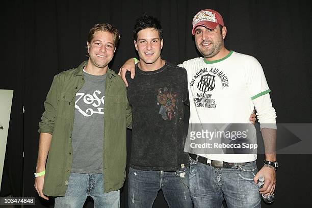 Actor, Jay Jablonski and brothers arrive at the premiere of "Everyone Wants to Be Italian" at the Egyptian Theatre on October 1, 2007 in Hollywood,...