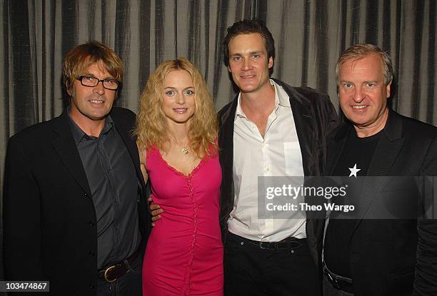 Director Allan White, Heather Graham, Randall Batinkoff and Producer Jerry Wayne attend the "Broken" New York City Premiere screening in New York...