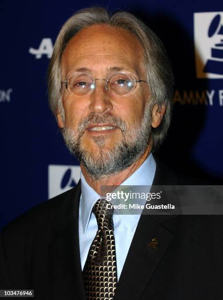 Foundation President Neil Portnow arrives at the GRAMMY Foundation's 10th Annual Music Preservation Project on February 6, 2008 at The Wilshire Ebell...