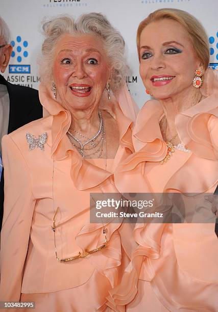 Ann Rutherford and Anne Jeffreys arrives at the opening night gala and premiere of the newly restored "A Star Is Born" at Grauman's Chinese Theatre...