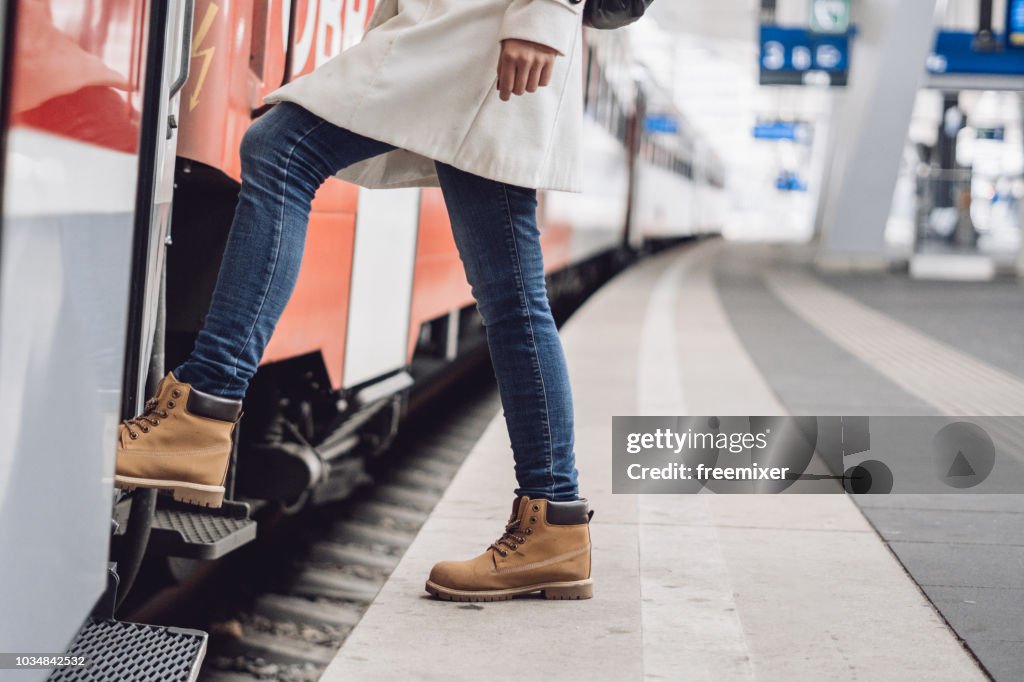 Partenza in treno