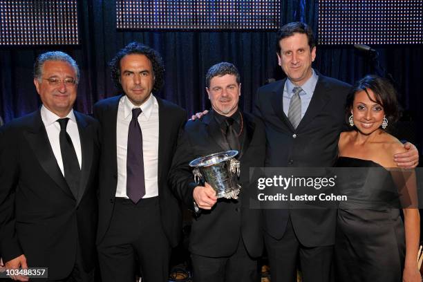 President & CEO Del Bryant, Director Alejandro Gonzalez Inarritu, composer Gustavo Santaolalla, President and COO of Universal Music Group Zach...