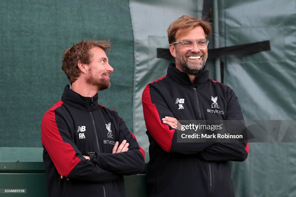 Liverpool Training Session and Press Conference