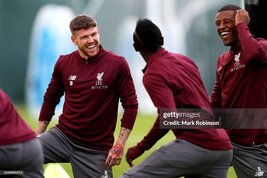 Liverpool Training Session and Press Conference