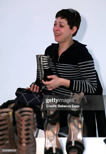 Singer Betty Bonifassi attends GRAMMY Style Studio Day 3 at Smashbox West Hollywood on January 29, 2010 in West Hollywood, California.