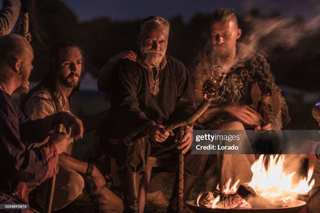 Viking campfire