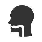 Oral cavity, pharynx and esophagus icon