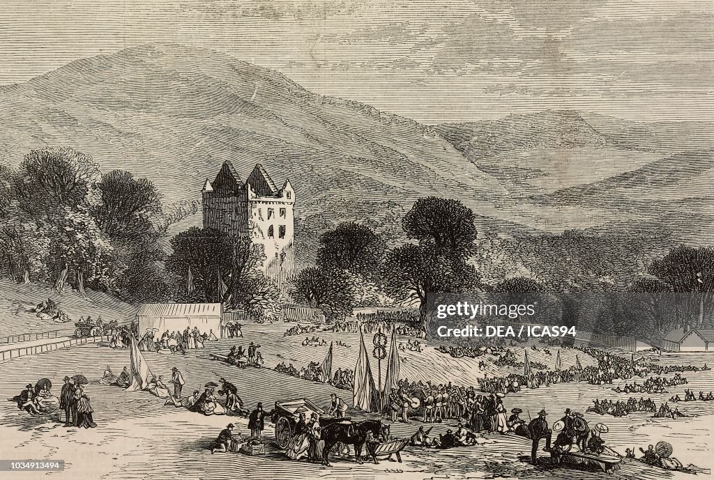 Fete at Newark Castle, near Selkirk