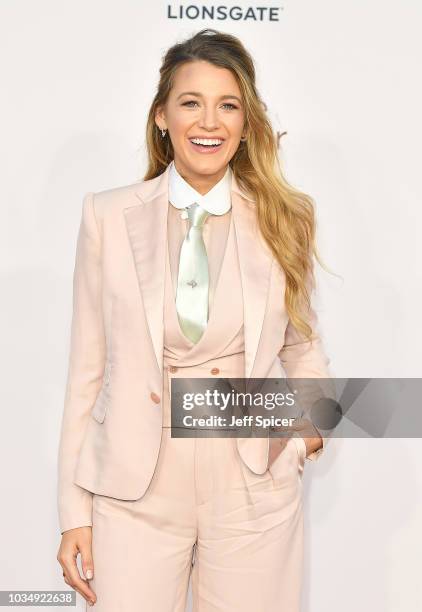 Blake Lively attends the UK premiere of "A Simple Favour" at the BFI Southbank on September 17, 2018 in London, England.