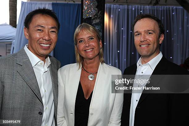 Executive Director Film and TV BMI Ray Yee with composers and Emmy Nominees Lolita Ritmanis, and Michael McCuistion attends the SCL, ATAS, BMI, ASCAP...