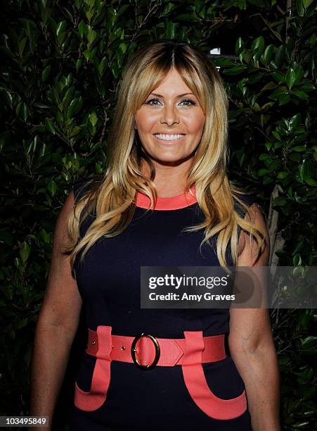 Actress Nicole Eggert attends the "Baywatch" Reunion Dinner at XIV Restaurant on August 19, 2010 in Los Angeles, California.