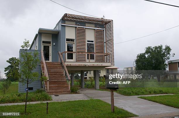 Nearly five years since Hurricane Katrina obliterated the Lower Ninth Ward, signs of life in the form of modern homes built by Brad Pitt's Make It...