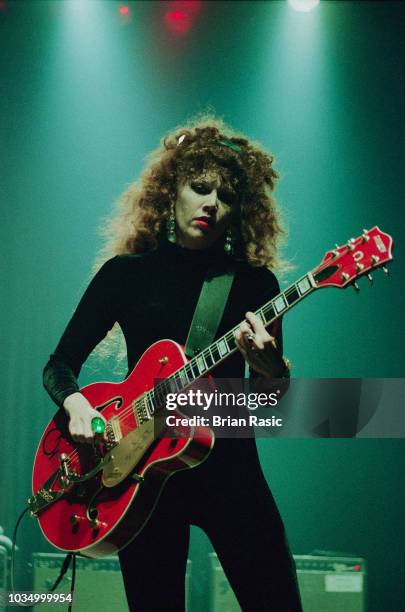 American Guitarist Poison Ivy Performs Live On Stage With The Cramps american-guitarist-poison-ivy-performs-live-on-stage-with-the-cramps