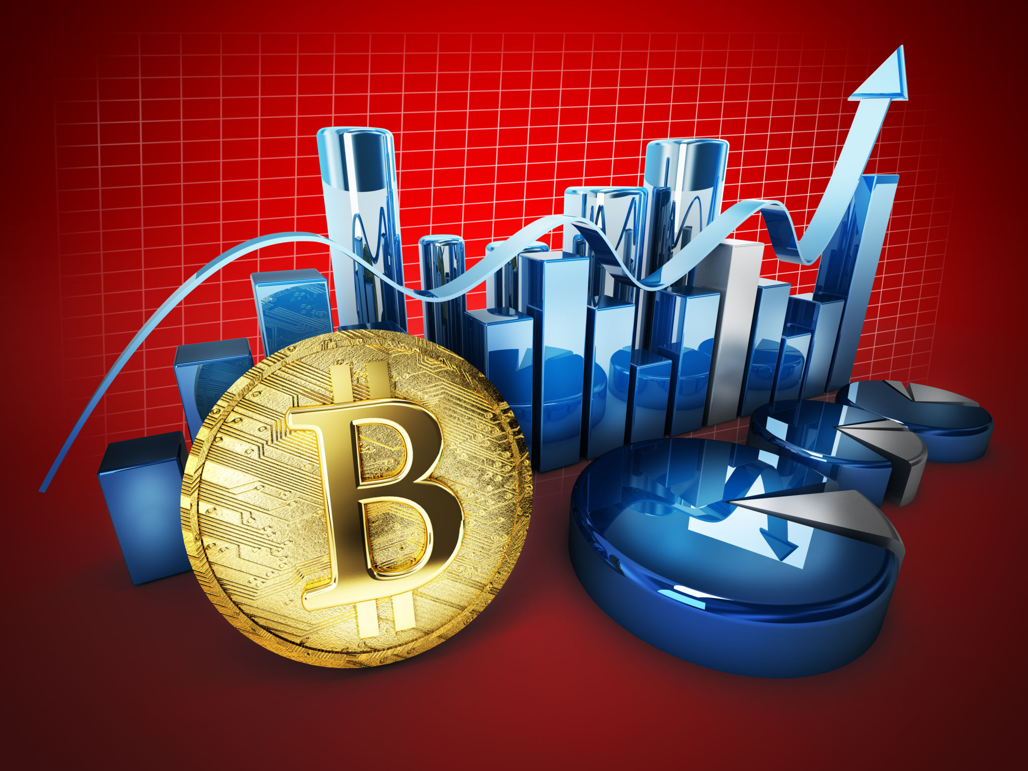bitcoin currency crypto money exhange concept 3d illustran graphics bitcoin currency crypto money exhange concept 3d illustran graphics