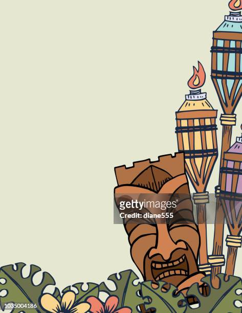 190 Luau Party Cartoon High Res Illustrations - Getty Images