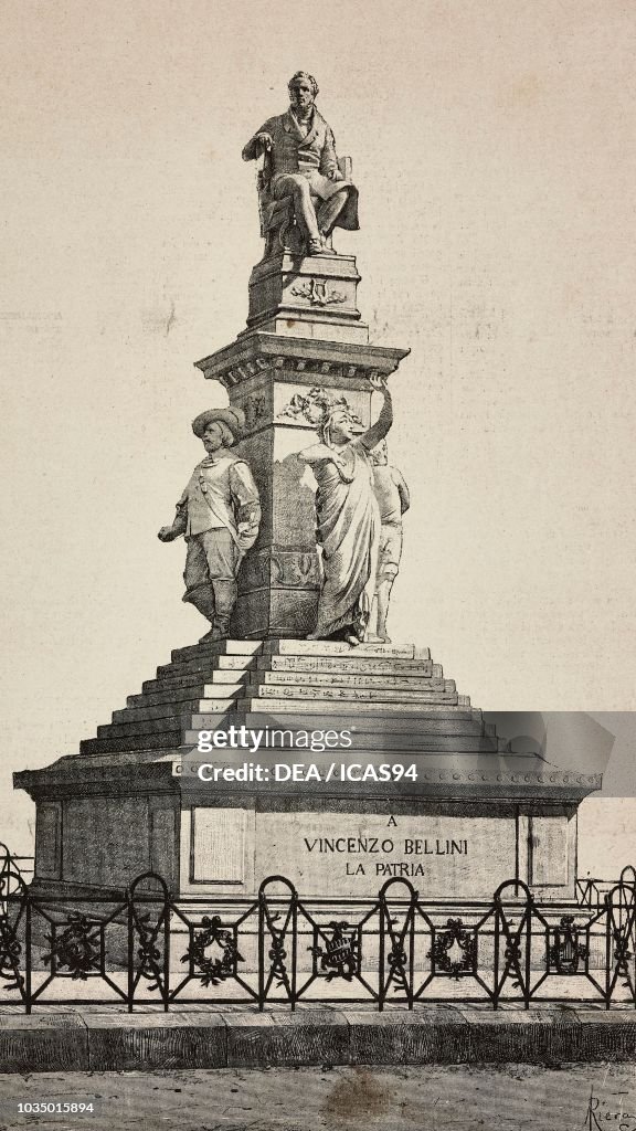 Monument to Vincenzo Bellini, Catania